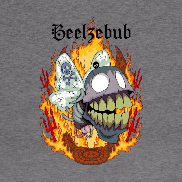 Beelzebub Lord of the Flies - Occult Insect Demon - Demonology Infernal Bug Gift by Holymayo Tee